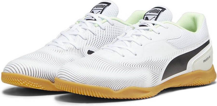 Puma truco iii voetbalschoenen wit zwart