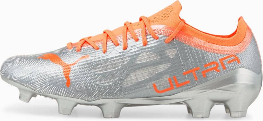 PUMA Ultra 1.4 Gras Kunstgras Voetbalschoenen (MG) Zilver Oranje