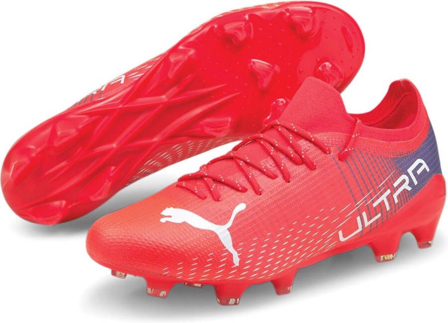 PUMA Ultra 2.3 Gras Kunstgras Voetbalschoenen (MG) Rood Wit