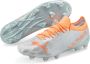 PUMA Ultra 2.4 Gras Kunstgras Voetbalschoenen (MG) Zilver Oranje - Thumbnail 1