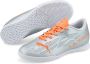 PUMA Ultra 4.4 Zaalvoetbalschoenen(IN)Kids Zilver Oranje - Thumbnail 1