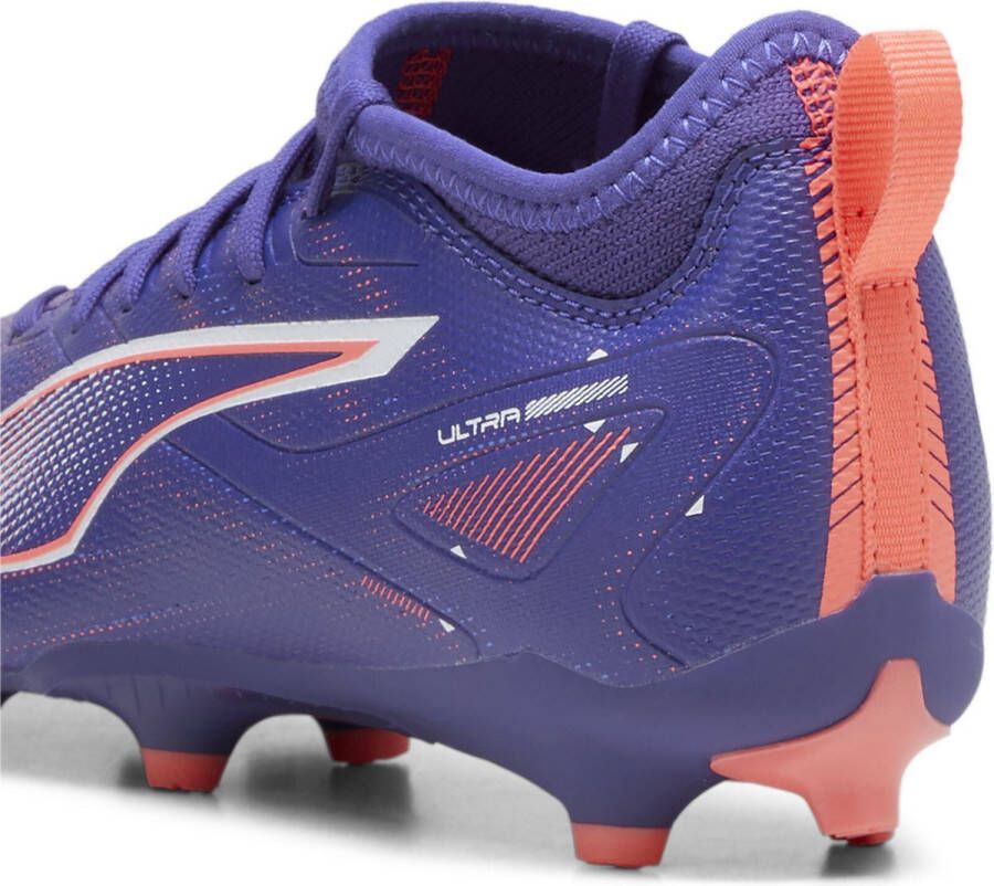 PUMA ULTRA 5 MATCH FG AG Jr Unisex Sportschoenen Lapis Lazuli- White-Sunset Glow