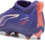 Puma Ultra 5 Match Jr. voetbalschoenen kobaltblauw wit koraalrood Imitatieleer 37 - Thumbnail 5