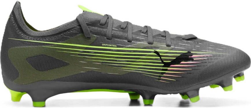 Puma Ultra 5 Match FG AG Senior voetbalschoenen zwart geel zilver - Foto 3