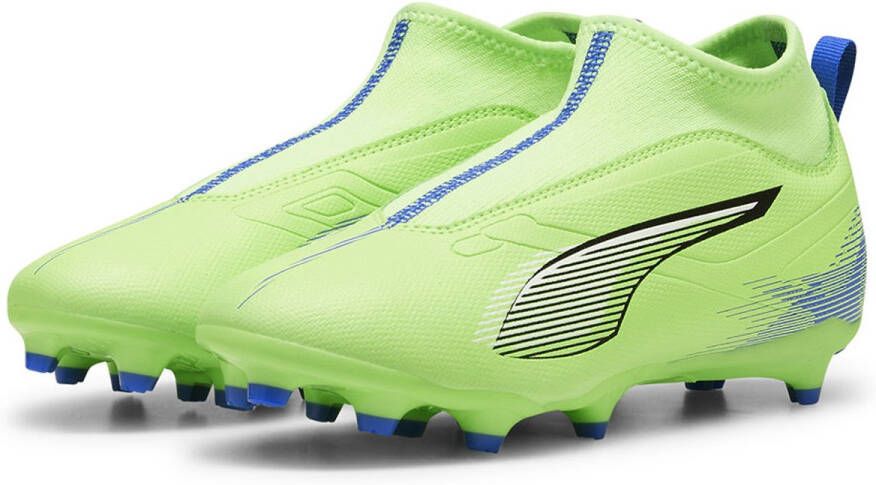 PUMA Ultra 5 Match+ Ll Fg ag Jr Voetbalschoenen Groen