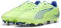 Puma Ultra 5 Play senior voetbalschoenen geel wit blauw - Thumbnail 2