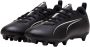 Puma Ultra 5 Play Jr. voetbalschoenen zwart wit Imitatieleer 36 - Thumbnail 2