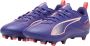 Puma Ultra 5 Play Jr. voetbalschoenen kobaltblauw wit koraalrood Imitatieleer 33 - Thumbnail 2