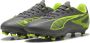Puma Ultra 5 Play FG AG senioer voetbalschoenen zwart geel zilver - Thumbnail 2