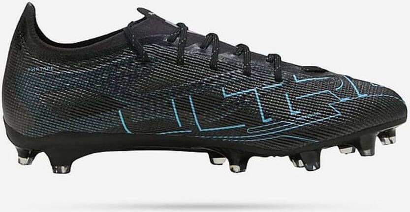 PUMA Ultra 5 Pro Gras Kunstgras Voetbalschoenen (MG) Zwart Zilver Blauw