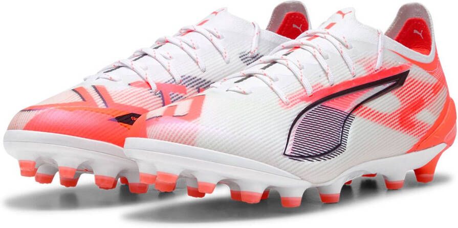 PUMA Ultra 5 Ultimate Kunstgras Voetbalschoenen (AG) Wit Zwart Rood