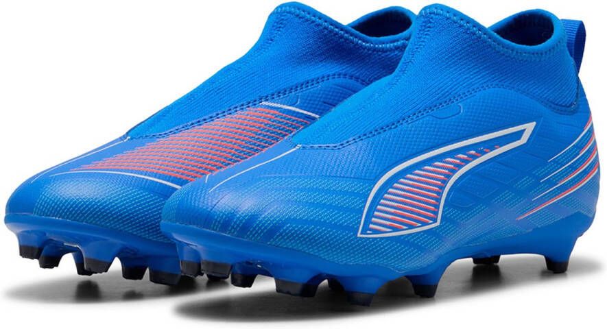 PUMA Ultra 6 Match+ Ll Fg ag Voetbalschoenen Voor Kinderen Blauw