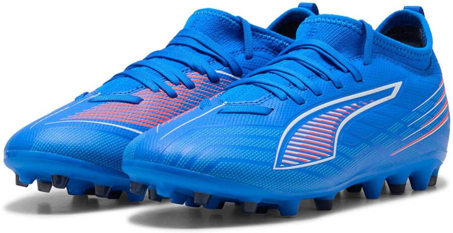 PUMA Ultra 6 Match Mg Voetbalschoenen Voor Kinderen Blauw