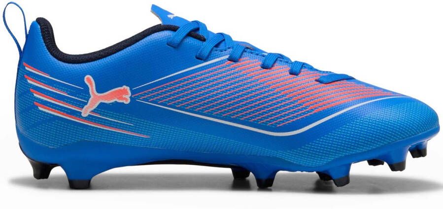 PUMA ULTRA 6 PLAY FG AG Jr Unisex Sportschoenen Ultra Blue- White-Glowing Red - Foto 2