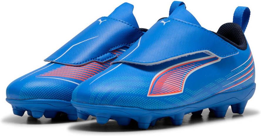 PUMA Ultra 6 Play V Rb Fg ag Voetbalschoenen Voor Kinderen Blauw