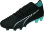 PUMA Ultra Match Gras Kunstgras Voetbalschoenen (MG) Zwart Wit Blauw - Thumbnail 2