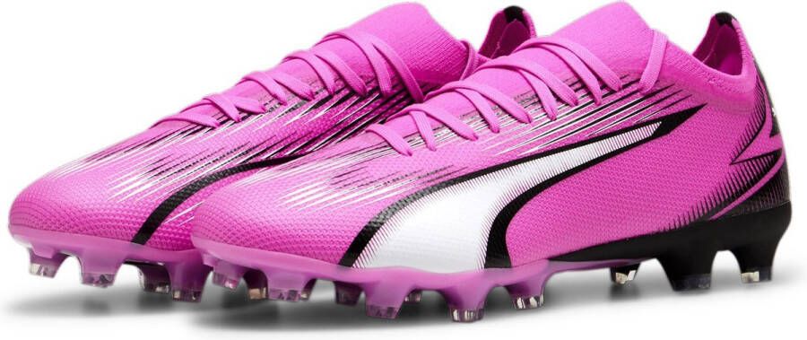 PUMA ULTRA MATCH FG AG Unisex Sportschoenen Poison Pink- White- Black