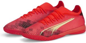 PUMA Ultra Match IT Schoenen Fiery Coral Fizzy Light Black