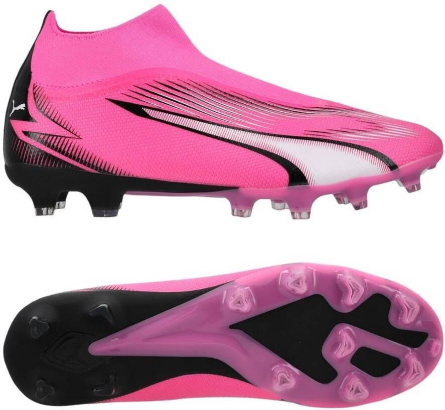 PUMA Ultra Match+ LL FG AG Voetbalschoenen Roze