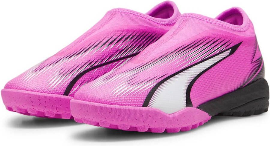 PUMA Ultra Match Ll Tt + Mid Junior Voetbalschoenen Roze