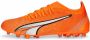 PUMA Adult's Football Boots Ultra Match Mg Orange Unisex - Thumbnail 1