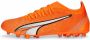 PUMA Adult's Football Boots Ultra Match Mg Orange Unisex - Thumbnail 2