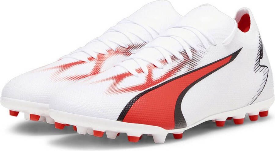 Puma ultra match voetbalschoenen wit rood