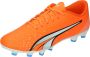 PUMA Ultra Play Gras Kunstgras Voetbalschoenen (MG) Oranje Wit Blauw - Thumbnail 5