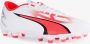 PUMA ULTRA PLAY FG AG Heren Sportschoenen Wit Zwart Roze - Thumbnail 7