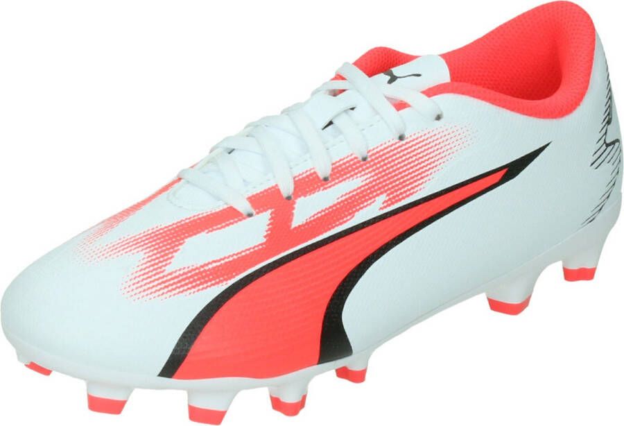 PUMA ultra play fg ag jr in de kleur wit zwart roze