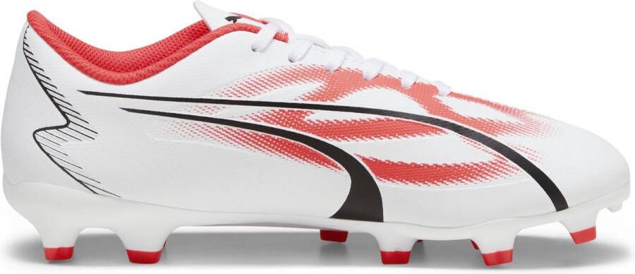 PUMA Ultra Play Gras Kunstgras Voetbalschoenen (MG) Kids Wit Rood Zwart - Foto 6