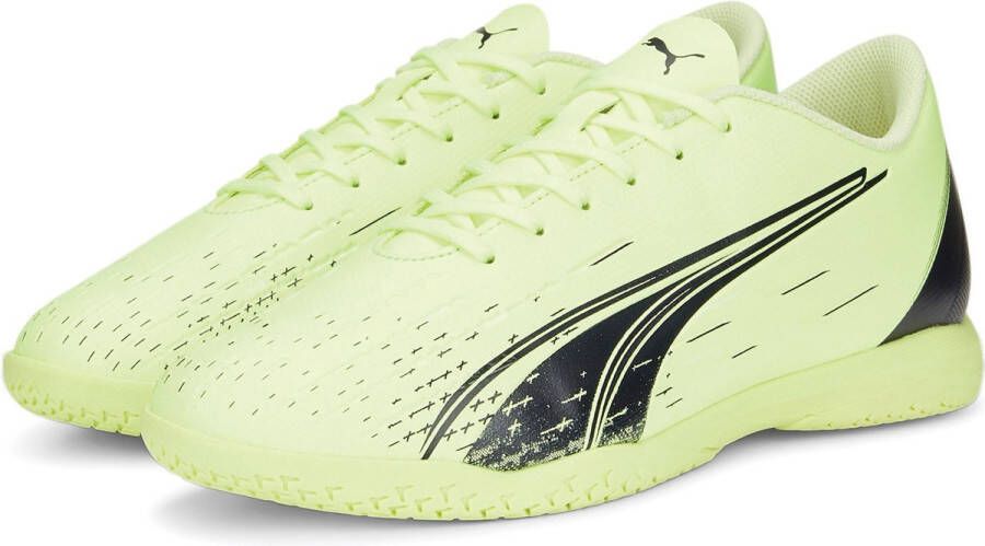 PUMA Ultra Play Zaalvoetbalschoenen (IN) Lichtgroen Zwart