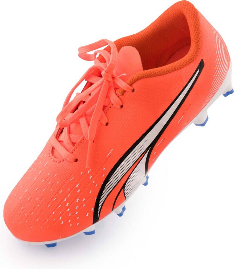 PUMA Ultra Play Gras Kunstgras Voetbalschoenen (MG) Kids Oranje Wit Blauw