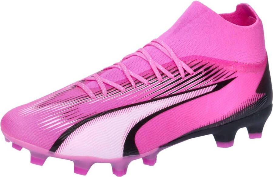 PUMA Ultra Pro Gras Kunstgras Voetbalschoenen (MG) Oranje Zwart Roze