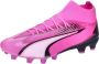 PUMA Ultra Pro Gras Kunstgras Voetbalschoenen (MG) Oranje Zwart Roze - Thumbnail 1