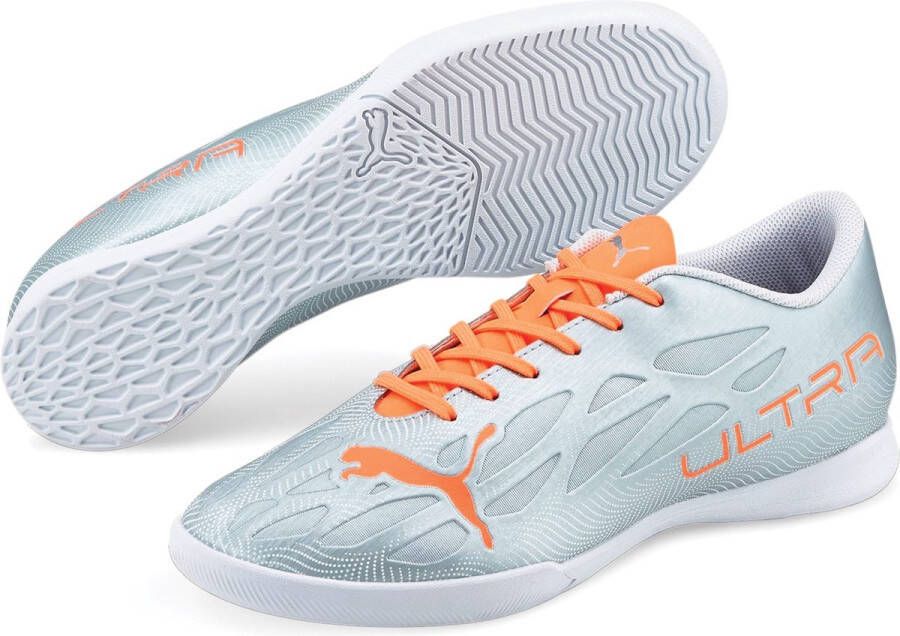 PUMA Ultra 4.4 Zaalvoetbalschoenen(IN)Zilver Oranje