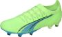 PUMA Ultra Ultimate Gras Kunstgras Voetbalschoenen (MG) Lichtgroen Blauw Zwart - Thumbnail 1