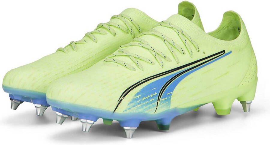 PUMA Ultra Ultimate MXSG Voetbalschoenen Fizzy Light Parisian Night Blue Glimmer