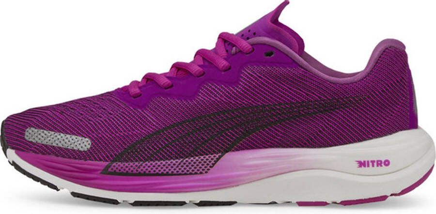 PUMA Velocity Nitro 2 Dames Sportschoenen Hardlopen Weg paars zwart