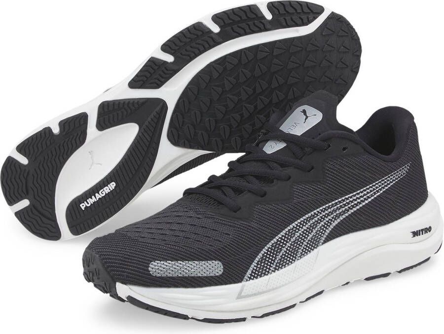 PUMA Velocity Nitro 2 Hardloopschoenen Zwart Wit - Foto 2