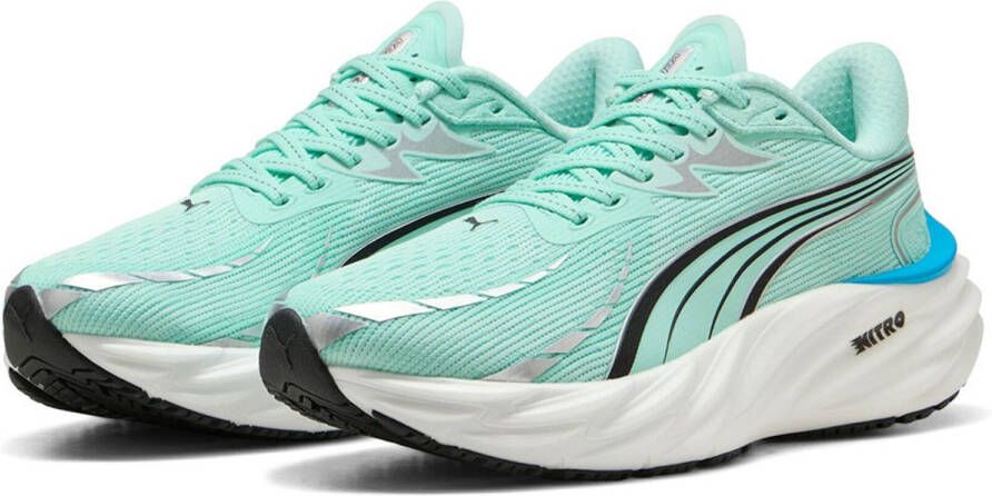 PUMA Velocity Nitro 4 Hardloopschoenen Groen 1 2 Vrouw