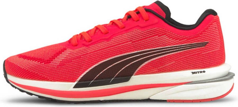 PUMA Velocity Nitro Dames Sportschoenen Hardlopen Weg wit zwart