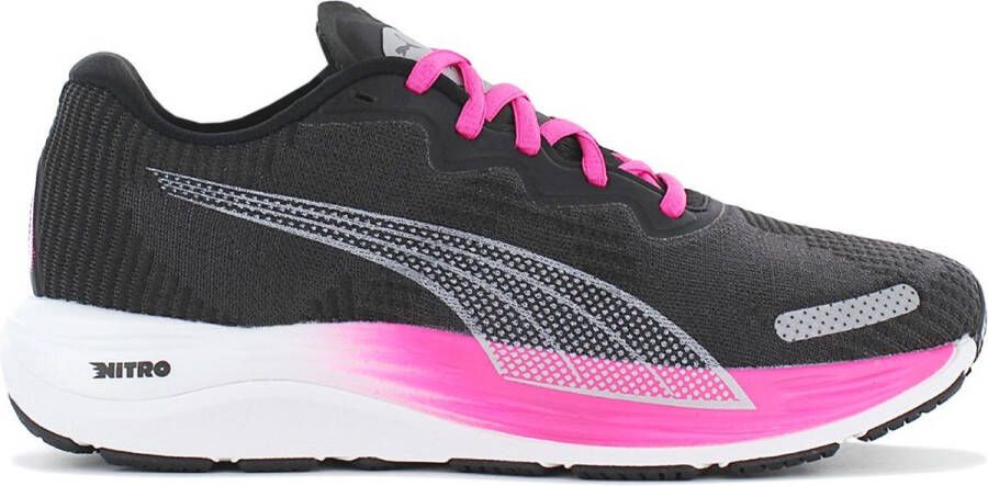 PUMA Velovity Nitro 2 Wns Runningschoenen Dames Black Ravish Silver