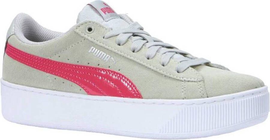 PUMA Vikky Platform Jr grijs roze sneakers kids (366485-06) - Foto 2