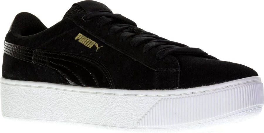 PUMA Vikky Platform Sneakers Dames Sportschoenen Vrouwen zwart wit