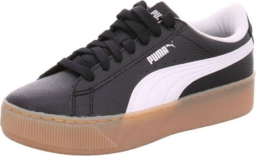 PUMA Vikky Platform Sneakers Vrouwen zwart wit bruin