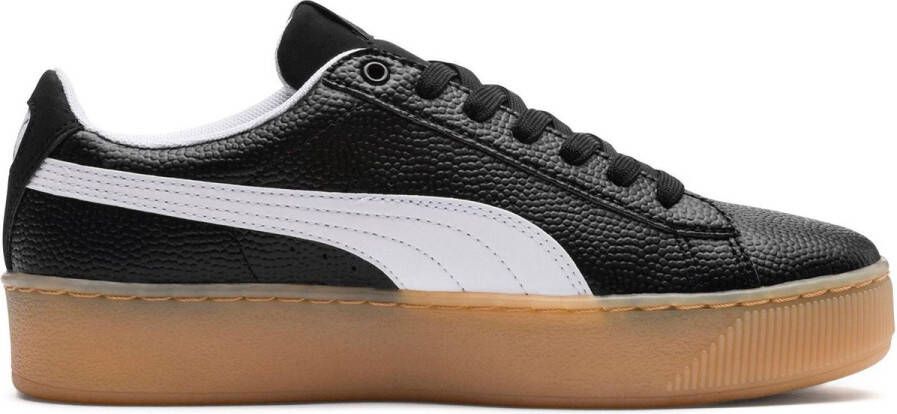 PUMA Vikky Platform Sneakers Vrouwen zwart wit bruin