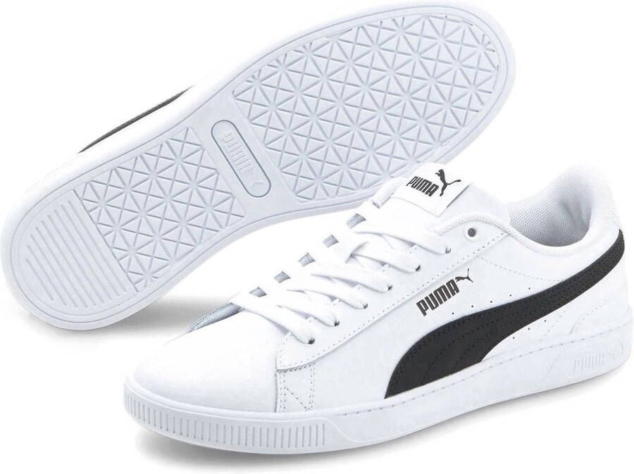 PUMA Vikky v3 Lthr Dames Sneakers White Black