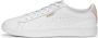 PUMA Vikky v3 Lthr Dames Sneakers White RoseDust Gold - Thumbnail 1