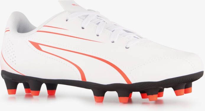 PUMA Vitoria FG kinder voetbalschoenen wit Uitneembare zool